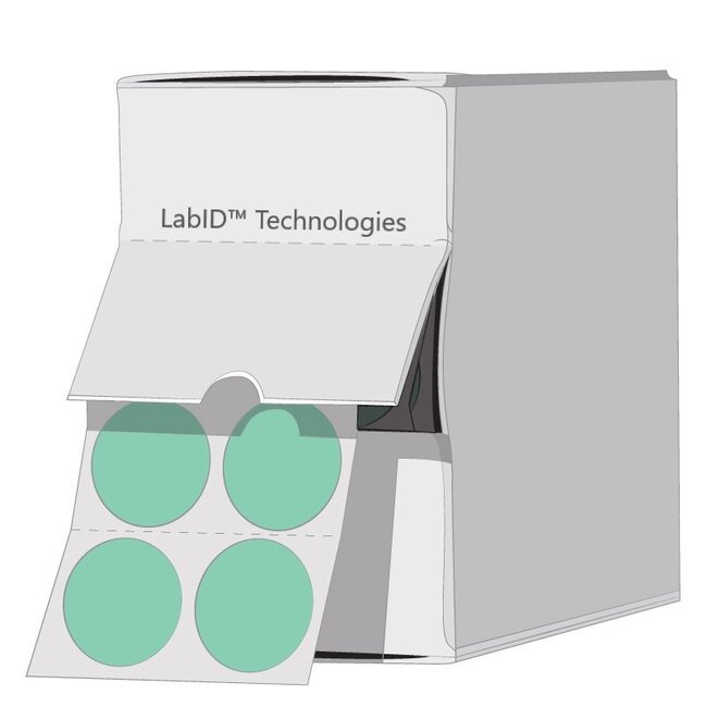 Farbige Kryo-Etiketten - Ø 13mm In Spenderbox