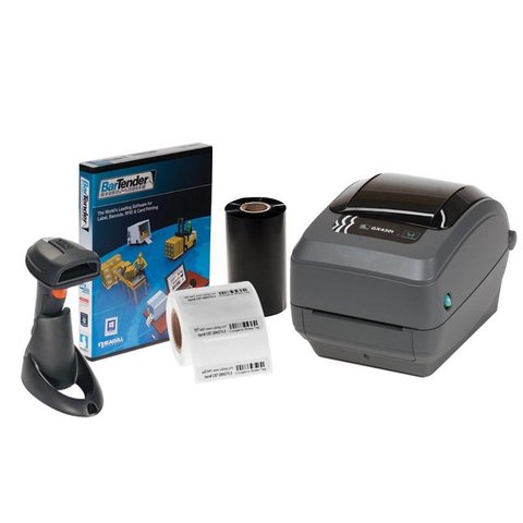 Système d'Identification Pour Cryo Pailles - Zebra GX430T Kit d'impression + Scanner