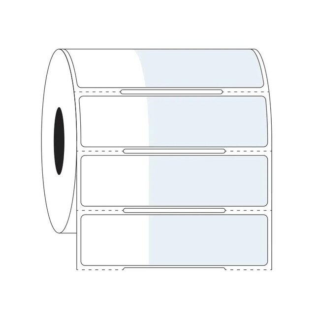 LabID™ Zelflaminerende Cryo Etiketten - 25,4 x 19,1mm + 44,5mm / Thermotransfer ** Wikkel-Etiketten