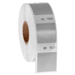 Cryogenic DYMO Compatible Labels 25.4 x 25.4mm - Gray