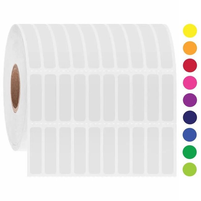 Cryo Barcode Etiketten - 6,35 x 25,4mm