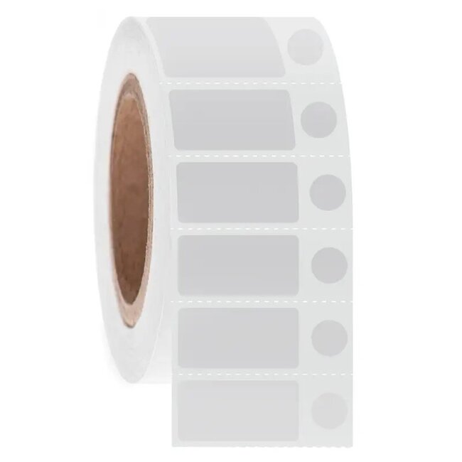 LabID™ Kryo Barcode-Etiketten - 31,8 x 16mm + Ø 9,5mm / Thermotransfer
