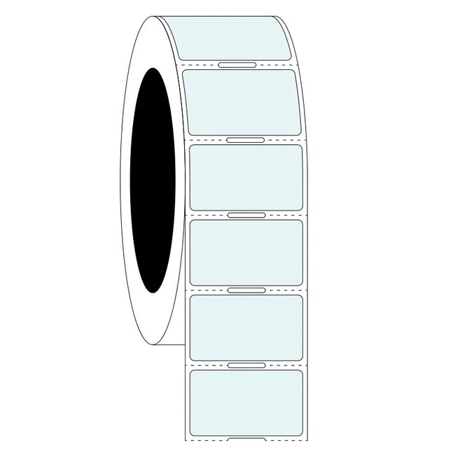 Transparent Cryo Barcode Labels - 38,1 x 22,2mm