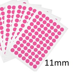 Gekleurde Ronde Cryo Etiketten Ø 11mm (voor 1,5ml microtubes)