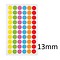 Cryo Color Dots For Microtubes - Ø 13mm (color - mix)