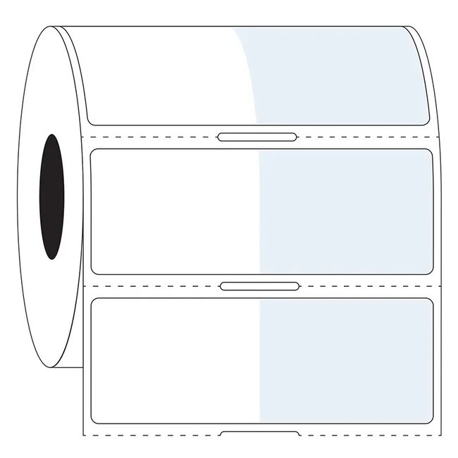 Labels Voor Bevroren Oppervlakken - 34 x 25,4 + 35,1mm (Wikkel)