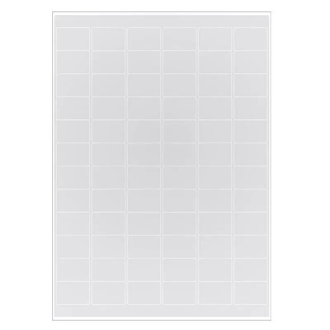 Cryo Laser Etiketten Voor Reeds Bevroren Ondergronden - 31 x 22mm / A4 Format