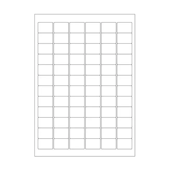 Étiquettes Laser Pour Surfaces Déjà Congelées - 31mm x 22mm / Format A4