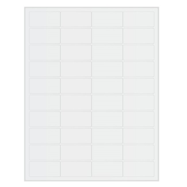 Kryo LaserEtiketten Für Gefrorene Oberflächen - 50 x 24,6mm / Letter Format