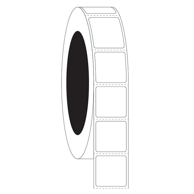 LabID™ Xylol- Und Lösungsmittelbeständige Etiketten - 23,8 x 23,8mm / Thermotransfer