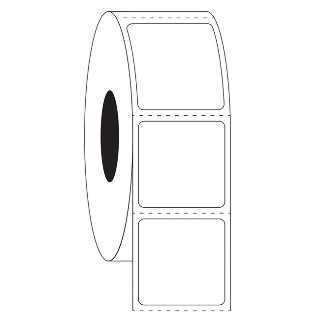 LabID™ Xyleen- En Oplosmiddelbestendige Etiketten - 23,8 x 23,8mm