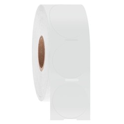 Transparent Cryo Barcode Labels 25.4mm (round)