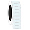 Transparent Cryo Barcode Labels  -    38.1mm x 12.7mm