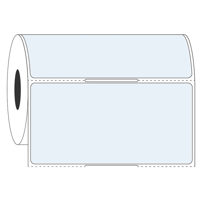 Transparent Cryo Barcode Labels - 101.6mm x 50.8mm