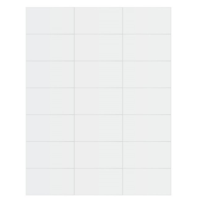 Removable Cryo Labels - 71,9 x 39,9mm / US Letter Format ** LASER