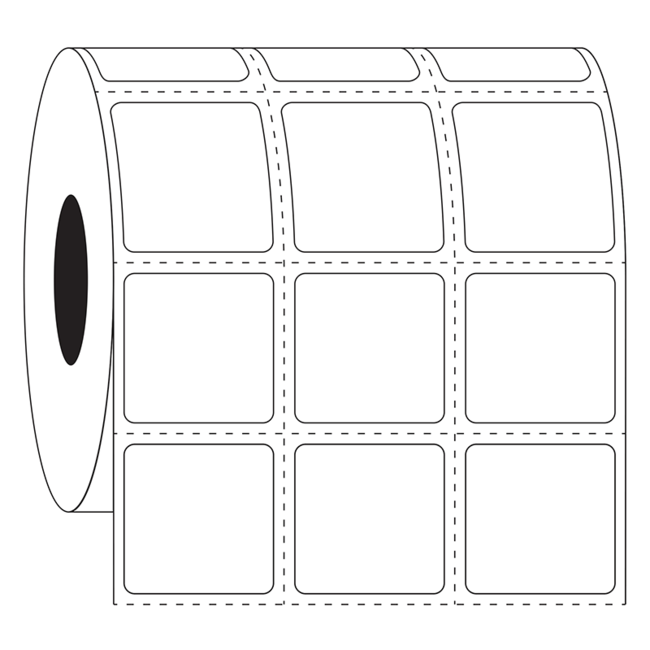 LabID™ Cryo Barcode Etiketten - 22,2 x 22,2mm / Thermotransfer