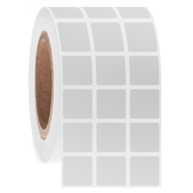 Étiquettes Cryogéniques À Code-Barres - 22,2 x 22,2mm / Transfert Thermique