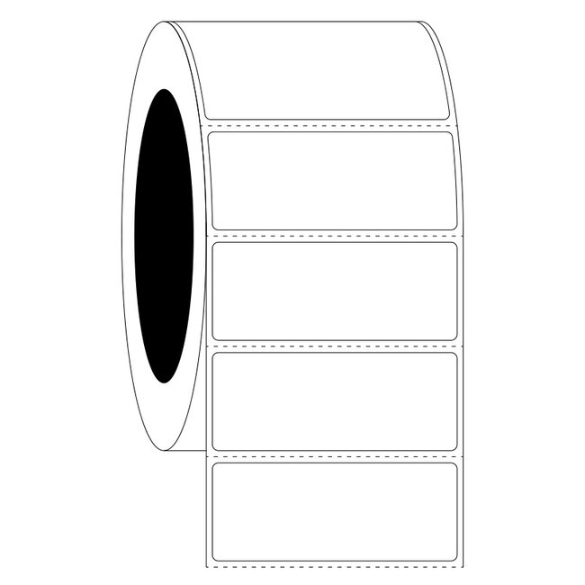 LabID™ Cryo Barcode Etiketten - 63,5 x 25,4mm / Thermotransfer