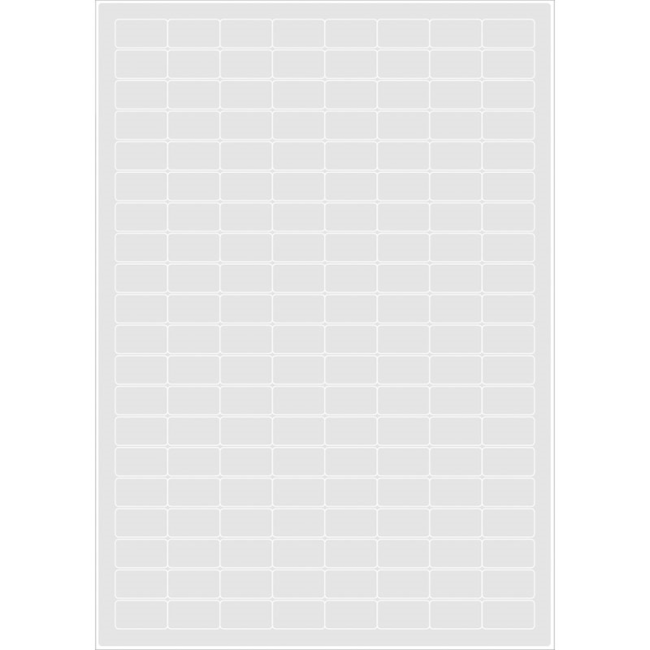 Kryo LaserEtiketten Für Gefrorene Oberflächen - 24 x 13mm / A4 Format