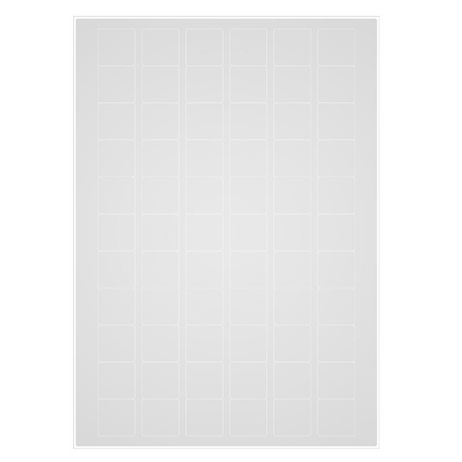 Étiquettes Laser Pour Surfaces Déjà Congelées - 25,4 x 25,4mm / Format A4