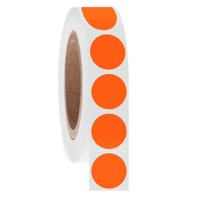 LabID™ Kryo Barcode Etiketten - Ø 25,4mm / Thermotransfer