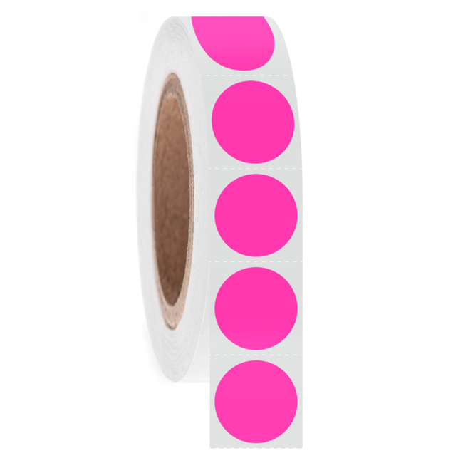 LabID™ Kryo Barcode Etiketten - Ø 25,4mm / Thermotransfer