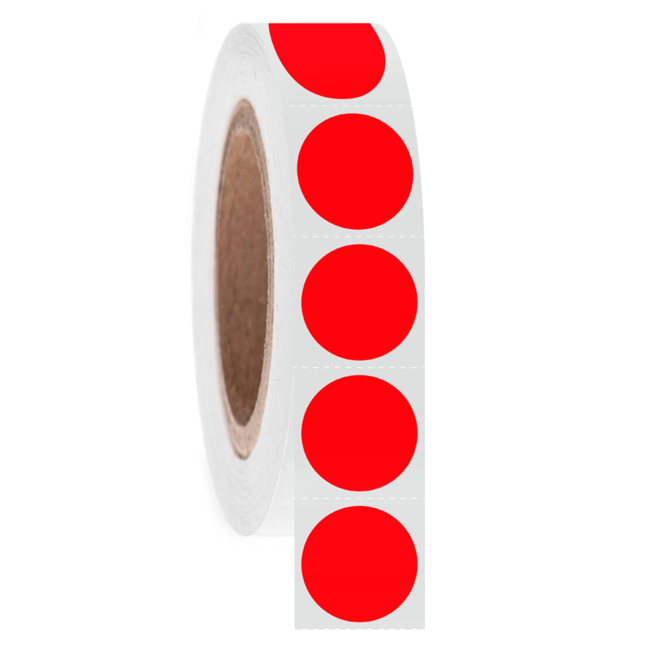 LabID™ Kryo Barcode Etiketten - Ø 25,4mm / Thermotransfer