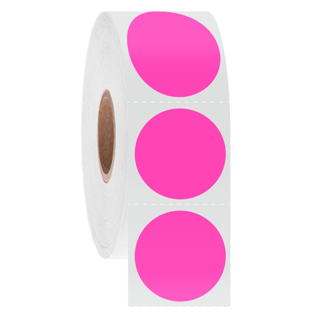 LabID™ Kryo Barcode Etiketten - Ø 25,4mm / Thermotransfer