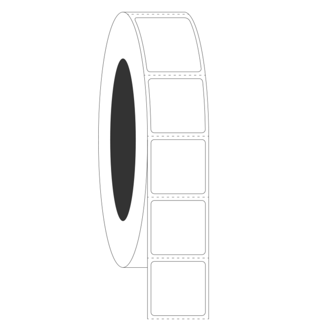 Étiquettes Pour Surfaces Déjà Congelées - 25,4 x 25,4mm