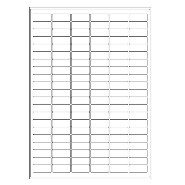 Cryo Laser Labels For Frozen Vials & Containers  - 31,5 x 13mm / A4 Format