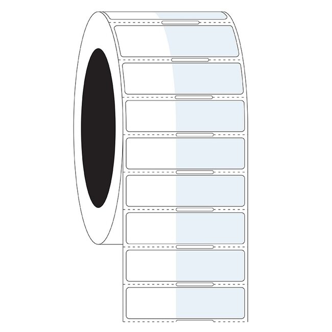 LabID™ Cryo Labels Voor Bevroren Ondergronden - 25,4 x 15,9mm + 35mm / Thermotransfer