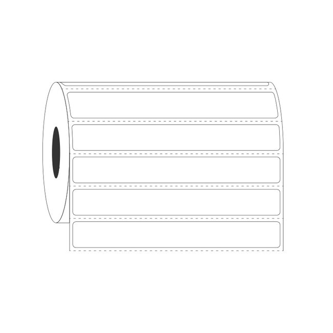 LabID™ Cryo Barcode Etiketten - 101,6 x 12,7mm / Thermotransfer