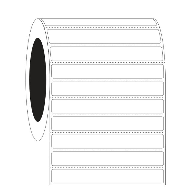 LabID™ Étiquettes Cryogéniques À Codes Barres - 101,6 x 12,7mm / Transfert Thermique