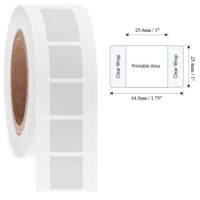 Étiquettes Pour Surfaces Déjà Congelées - 25,4 x 25,4mm
