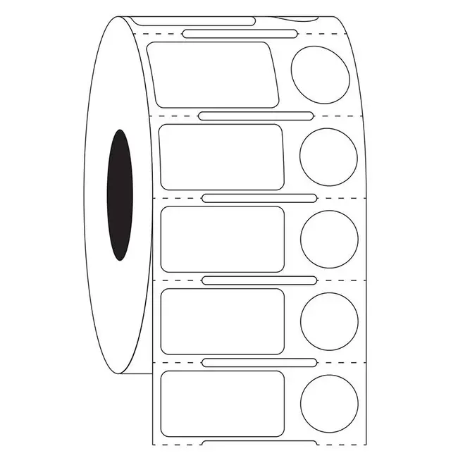 LabID™ Étiquettes Cryogéniques Pour Surfaces Déjà Congelées - 23,9 x 12,7mm + Ø 11,1mm