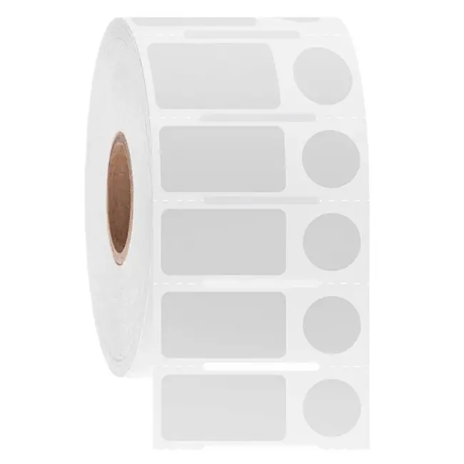 Cryo Etiketten Voor Bevroren Ondergronden - 23,9 x 12,7mm + Ø 11,1mm / Thermotransfer