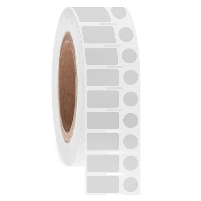 LabID™ Cryo Etiketten Voor Bevroren Ondergronden - 23,9 x 12,7mm + Ø 11,1mm / Thermotransfer