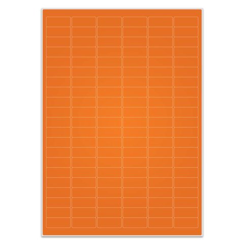 Cryo labels on sheets for laser printers 31.5mm x 13mm (A4 format)