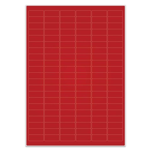 Cryo labels on sheets for laser printers 31.5mm x 13mm (A4 format)