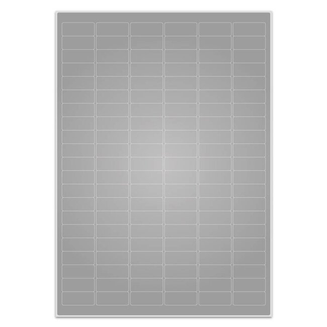 Kryo Laseretiketten Auf DIN A4-Bögen - 31,5 x 13mm