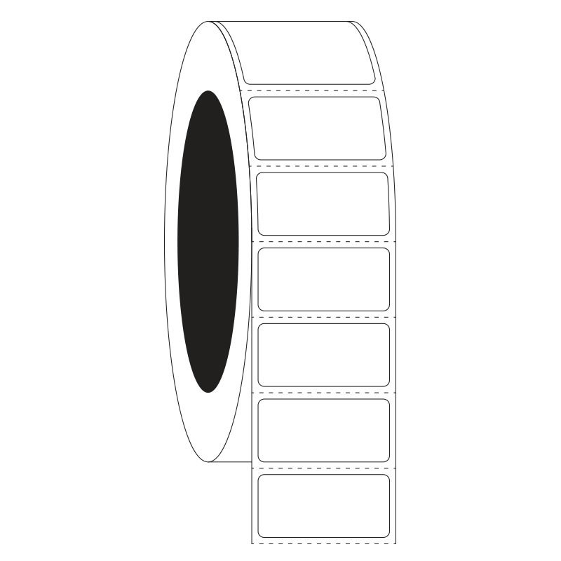 Thermotransfer-Etiketten für Autoklaven 33 x 15,9mm