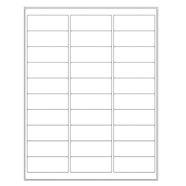 Laser-Etiketten Für Autoklaven - 66,7 x 25,4mm / Abnehmbar