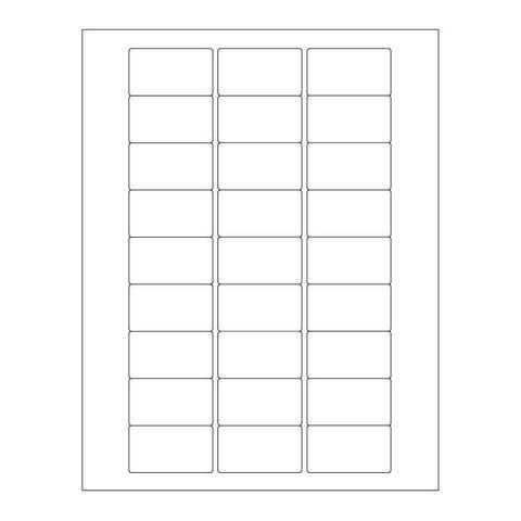 Laser-Etiketten Für Autoklaven - 50,8 x 28,57mm / Für Laborglaswaren