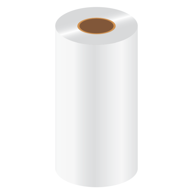 Ruban Transfert Thermique - 110mm x 300m / Résine  **  Blanc