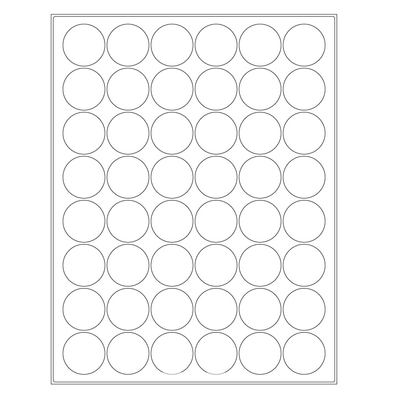 LabID™ Cryo Laseretiketten - Ø 31,8mm / US Letter Format
