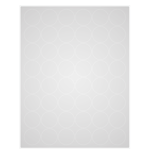 LabID™ Kryo Laseretiketten  Auf Bögen - Ø 31,8mm / US-Letter-Format