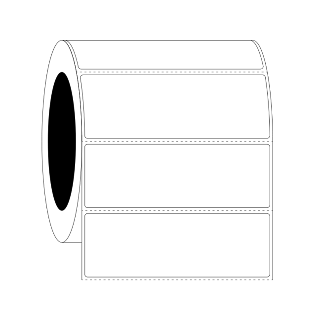 Cryo Barcode Etiketten - 101,6 x 34,9mm / Direct Thermal