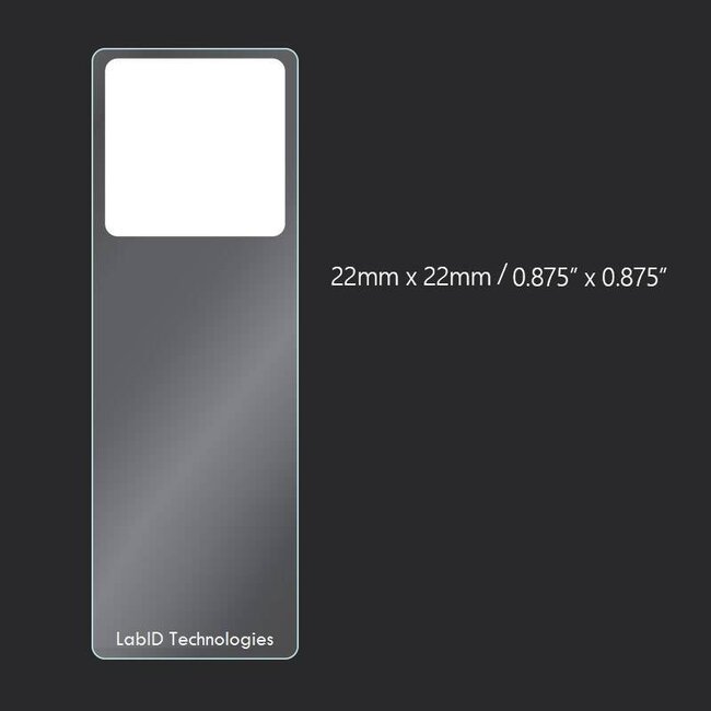 Xylol- Und Lösungsmittelbeständige Etiketten - 22 x 22mm / Thermotransfer