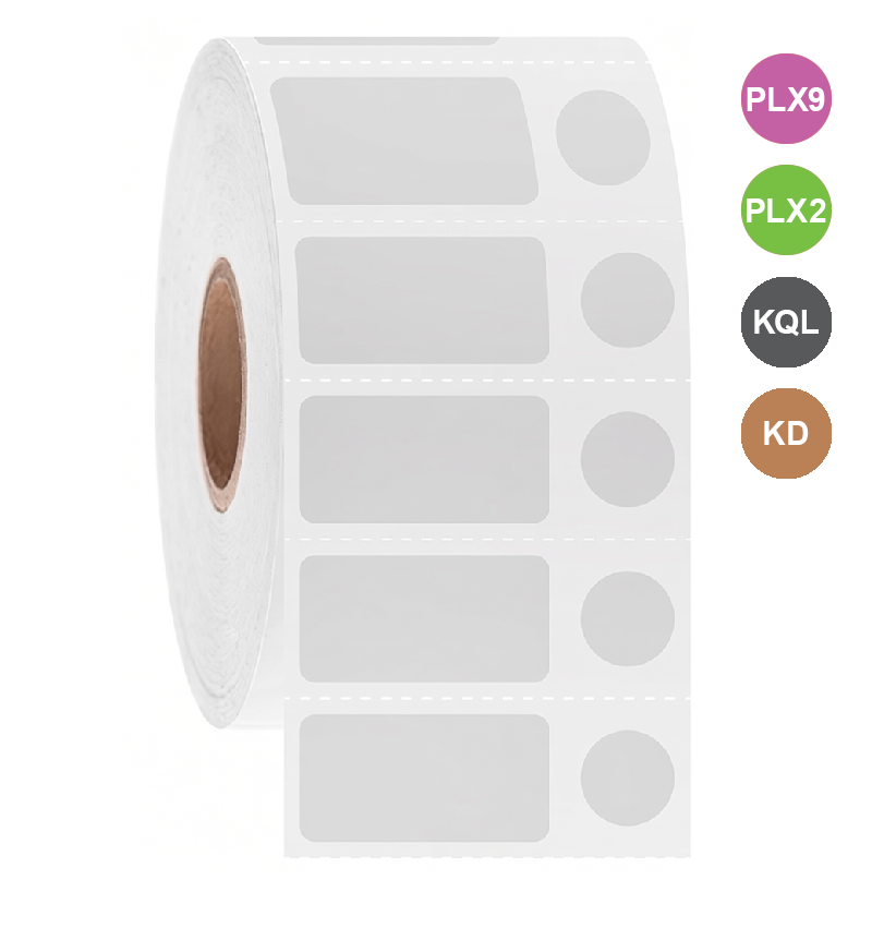 LabID™ Laboratory Labels Cryo Labels For Inkjet Printers - 25,4 x 12,7mm + Ø 9,5mm