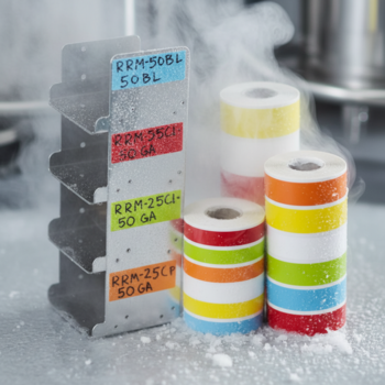 Cryo / Freezer tape for metal shelves